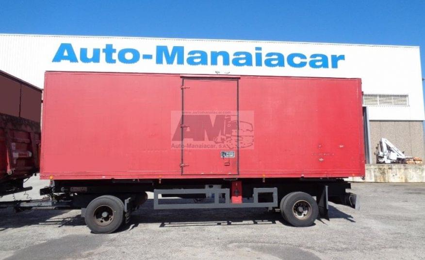 2X REBOQUE LISTRAILER CTT88 2 EIXOS CAIXA FECHADA AMOVÍVEL 18 TON