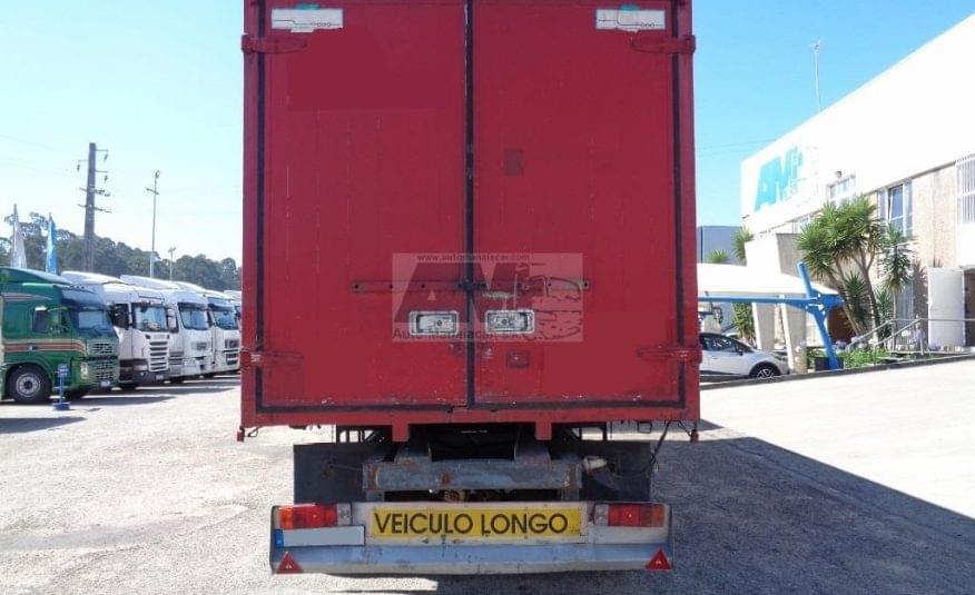 2X REBOQUE LISTRAILER CTT88 2 EIXOS CAIXA FECHADA AMOVÍVEL 18 TON