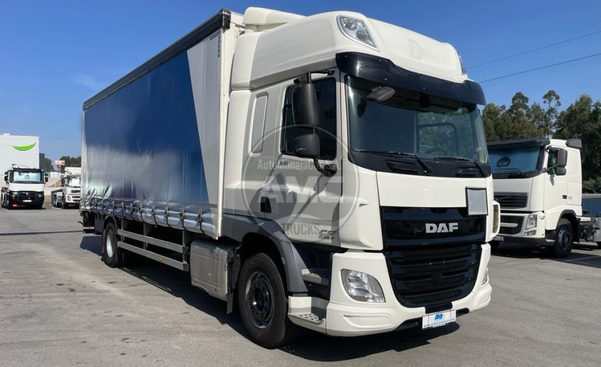 DAF CF 290 EURO6 SUPER SPACE CAB 4X2 CAIXA CORTINAS 8.00 X 2.47 X 2.70