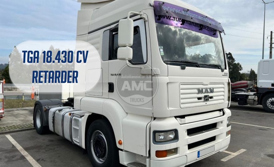 TRATOR MAN TGA 18.430 4X2 RETARDER – EXCELENTE ESTADO