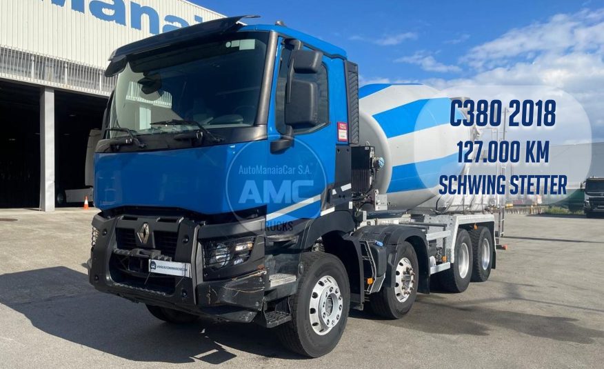 RENAULT C380 EURO6 8X4 BETONEIRA SCHWING STETTER 2018