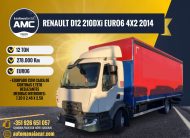 RENAULT D12 210DXi EURO6 4X2 CORTINAS 12 TON 278.776 KMS 2014