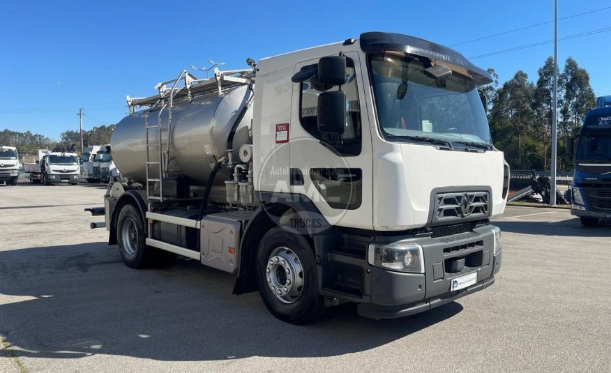 RENAULT DTI11 C380 EURO6 4X2 2017 AUTO RETARDER, REDUÇÃO CISTERNA INOX PARA PRODUTOS ALIMENTARES