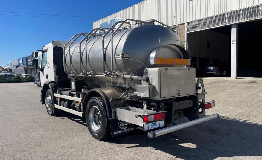 RENAULT DTI11 C380 EURO6 4X2 2017 AUTO RETARDER, REDUÇÃO CISTERNA INOX PARA PRODUTOS ALIMENTARES