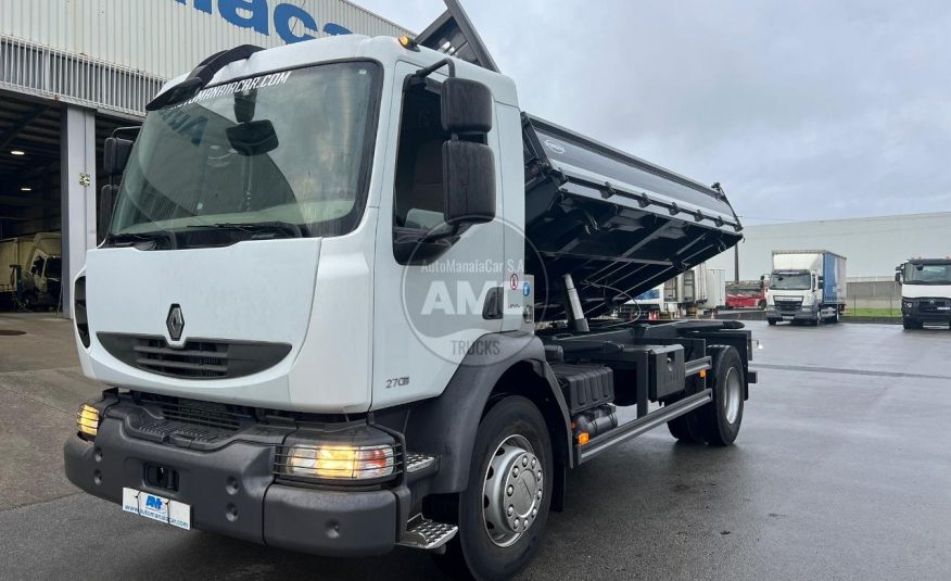 RENAULT MIDLUM 270 DXI EURO5 4X2 COM BÁSCULA TRI-LATERAL NOVA