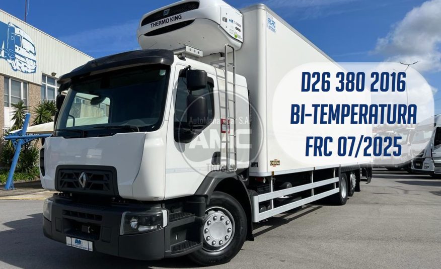 RENAULT D26 380 EURO6 6×2 FRIGORIFICO