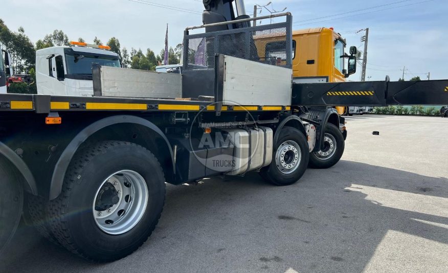 SCANIA G420 EURO5 8X2 RETARDER COM GRUA HIAB XS 700 E-8 HIPRO