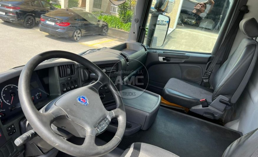 SCANIA G420 EURO5 8X2 RETARDER COM GRUA HIAB XS 700 E-8 HIPRO
