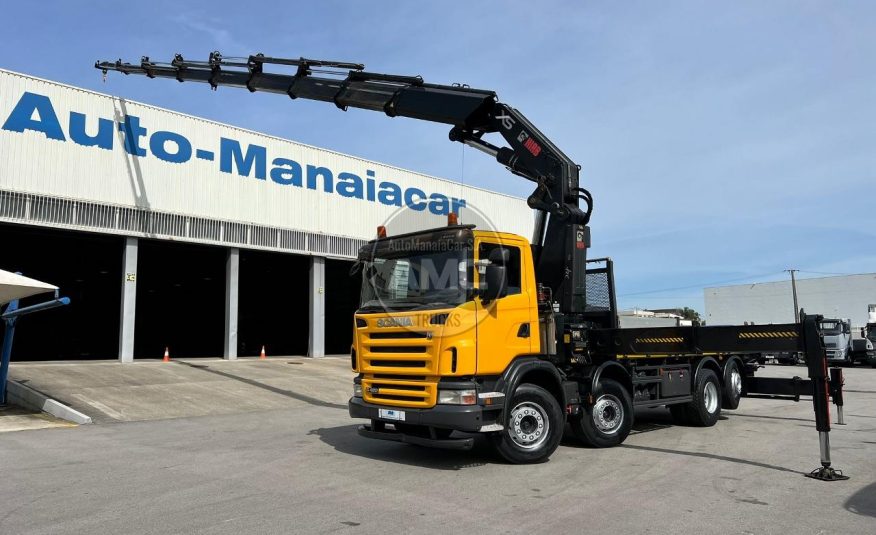 SCANIA G420 EURO5 8X2 RETARDER COM GRUA HIAB XS 700 E-8 HIPRO