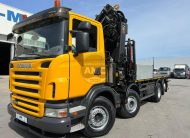 SCANIA G420 EURO5 8X2 RETARDER COM GRUA HIAB XS 700 E-8 HIPRO