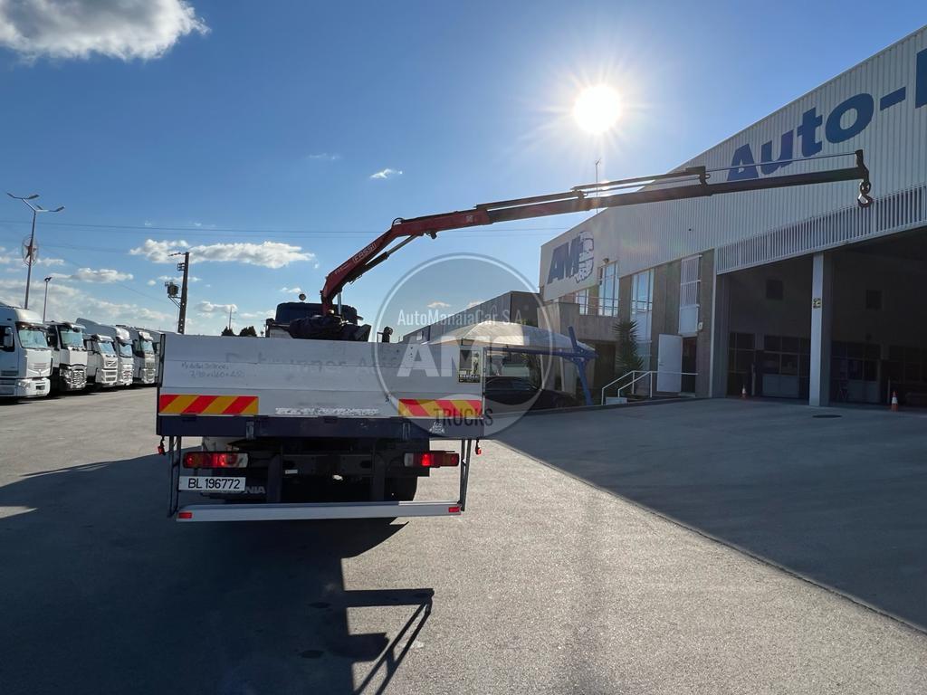 SCANIA R420 6X2 EURO5 RETARDER ESPECIAL TRANSPORTE FERRO COM GRUA FASSI F95A