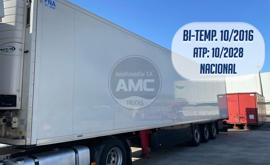 SEMI-REBOQUE SCHMITZ SCB-S3B 3 EIXOS 2016 ATP ATÉ 10/2028