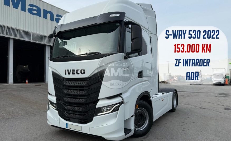 TRATOR IVECO S-WAY 530 EURO6 4X2 2022 NACIONAL COM ADR 153.000 KM