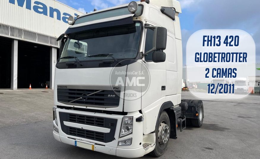 TRATOR VOLVO FH13 420 GLOBETROTTER EURO5 4X2 12/2011