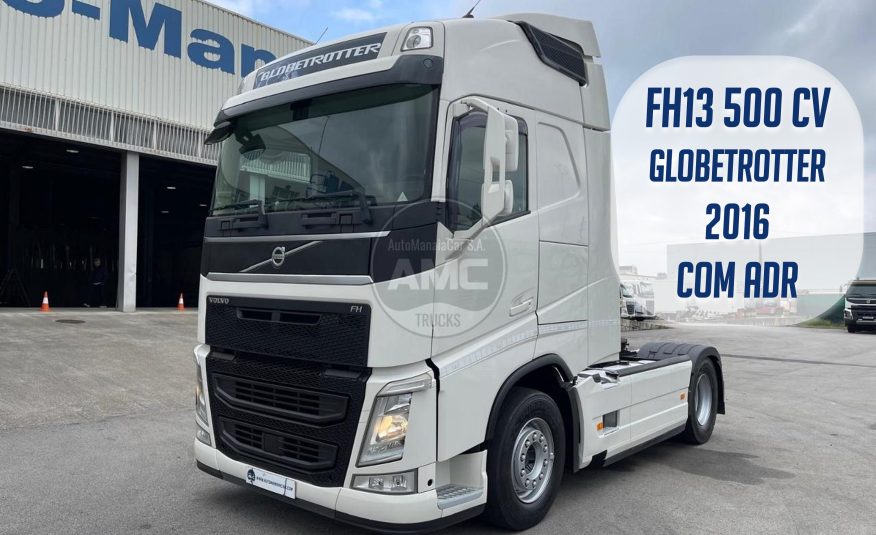 TRATOR VOLVO FH13 500 GLOBETROTTER EURO6 4X2 2016 COM ADR