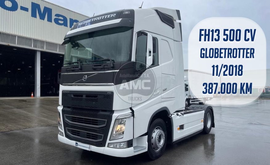 TRATOR VOLVO FH13 500 GLOBETROTTER EURO6 4X2 11/2018 387.000 KM