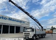 VOLVO FM12 380 8X4 CAIXA ABERTA COM GRUA HIAB 166 E-5 HIPRO