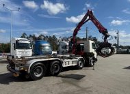 VOLVO FMX 500 EURO5 8X4 RETARDER P.CONTENTORES + GRUA + ROTOR + PINÇA