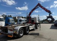 VOLVO FMX 500 EURO5 8X4 RETARDER P.CONTENTORES + GRUA + ROTOR + PINÇA