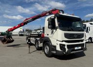 VOLVO FMX 500 EURO5 8X4 RETARDER P.CONTENTORES + GRUA + ROTOR + PINÇA