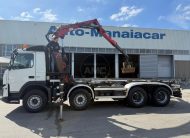 VOLVO FMX 500 EURO5 8X4 RETARDER P.CONTENTORES + GRUA + ROTOR + PINÇA