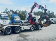 VOLVO FMX 500 EURO5 8X4 RETARDER P.CONTENTORES + GRUA + ROTOR + PINÇA